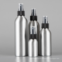 Vacío 100ml 250ml 300ml 500ml Bomba de gatillo negra Salón Cosmética Botella de spray de aluminio para el cabello Botella de aluminio